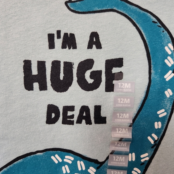 Carter's size 12-month long sleeve dinosaur shirt - Picture 4 of 4